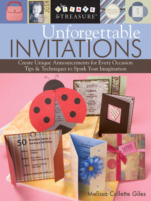 Title details for Unforgettable Invitations by Melissa Collette Giles - Available